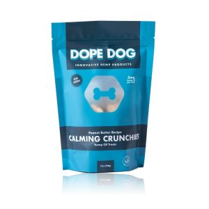 Dope Dog CBD Calming Crunchies Peanut Butter 3mg
